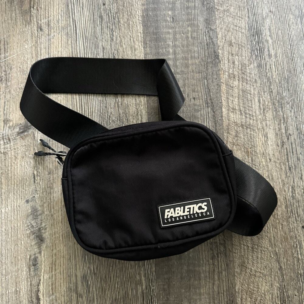 Fabletics Black Belt Bag Crossbody Bag